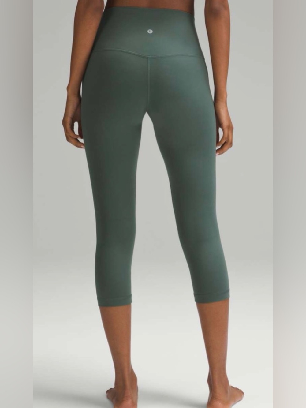 lululemon athletica Olive Green High-Rise Capri Leggings